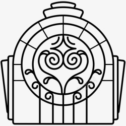 现代风格的标识装饰艺术1920年代现代高清图片
