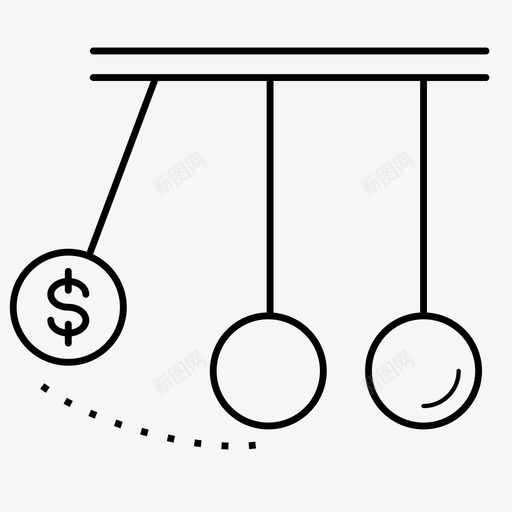 因果通货膨胀牛顿摇篮svg_新图网 https://ixintu.com 因果 通货膨胀 牛顿 摇篮 钟摆 注资