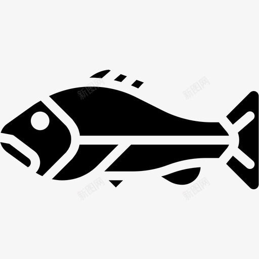 鳟鱼动物鱼svg_新图网 https://ixintu.com 海鲜 鳟鱼 动物 海洋