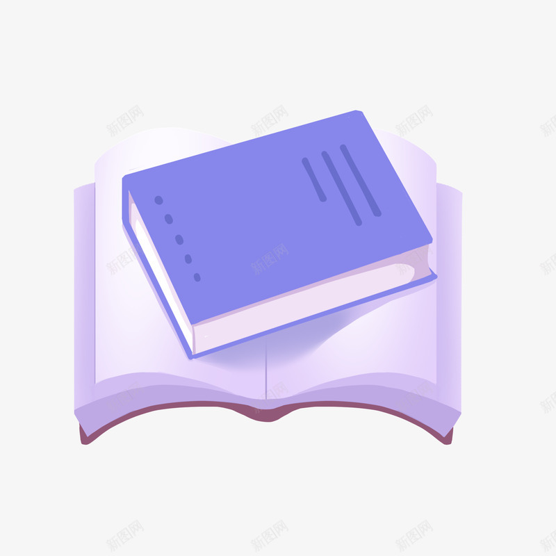 书本课本卡通插画png免抠素材_新图网 https://ixintu.com 书本 课本 卡通 插画