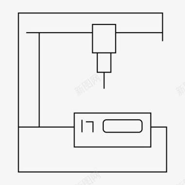 数控设备工厂图标