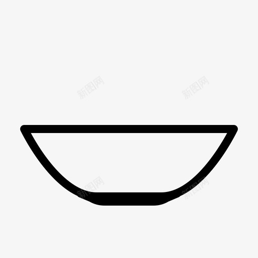 盘子厨具厨房svg_新图网 https://ixintu.com 厨房 厨具 盘子 工具 线薄