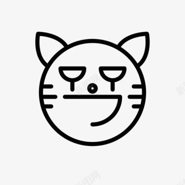 老虎猫哭图标