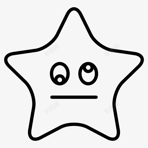 明星头晕表情svg_新图网 https://ixintu.com 表情 明星 头晕