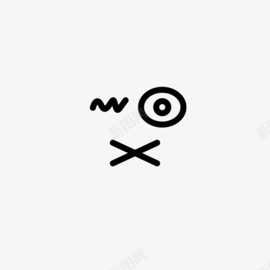 表情符号脸静音图标