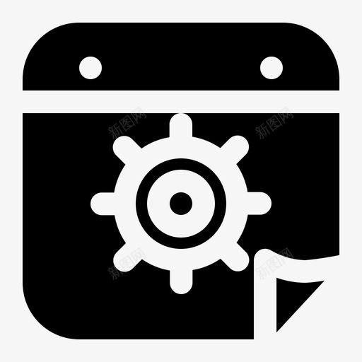 设置日期议程日历svg_新图网 https://ixintu.com 日期 设置 日历 议程 环境 环境日