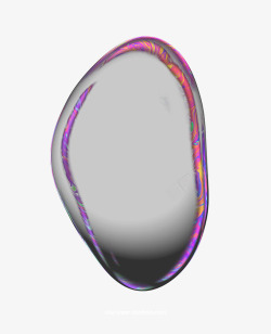 逼真透明彩色气泡水泡肥皂泡泡素材