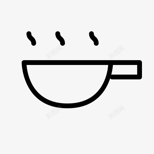 煎锅厨师厨房svg_新图网 https://ixintu.com 煎锅 厨房 厨师 厨具 工具 线薄