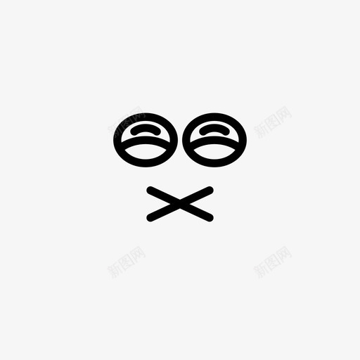 表情符号昏昏欲睡脸svg_新图网 https://ixintu.com 表情 符号 昏昏欲睡 哑巴