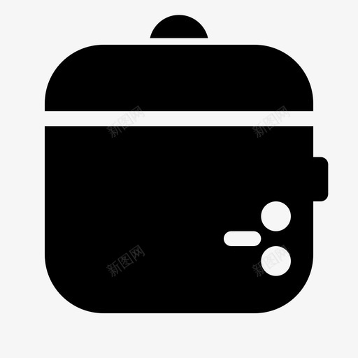 电饭煲家电电子svg_新图网 https://ixintu.com 电饭煲 家电 电子 家用电器 电器 实心