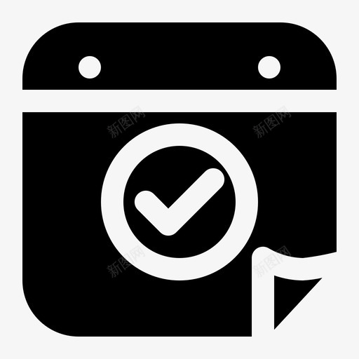 完成日期议程日历svg_新图网 https://ixintu.com 日期 完成 日历 议程 环境 环境日