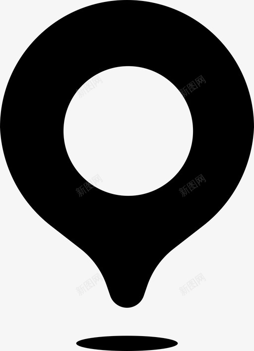 地图别针地址gpssvg_新图网 https://ixintu.com 地图 别针 位置 地址 标记 兴趣 图示 图标