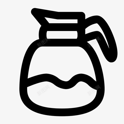 咖啡壶厨师厨房svg_新图网 https://ixintu.com 咖啡壶 厨师 厨房 厨具 工具 厨房用品