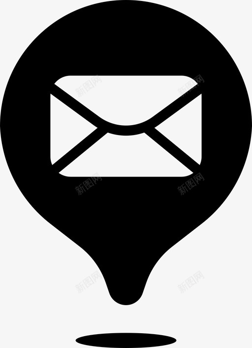 邮局地图别针地址信使svg_新图网 https://ixintu.com 地图 别针 邮局 位置 地址 信使 邮箱 兴趣 字形 图标