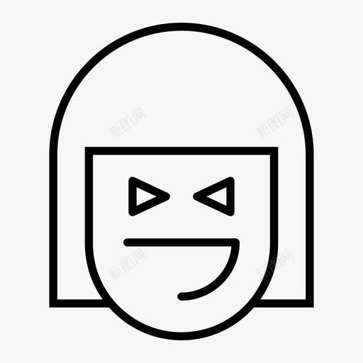 疯了表情脸svg_新图网 https://ixintu.com 表情 女孩 疯了 情绪 喜怒无常