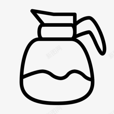 咖啡壶厨师厨房图标