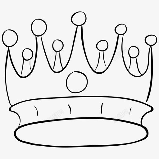 公主王冠皇帝王冠皇后svg_新图网 https://ixintu.com 王冠 公主 皇后 皇帝 皇室 主和 幻想 手绘 图标