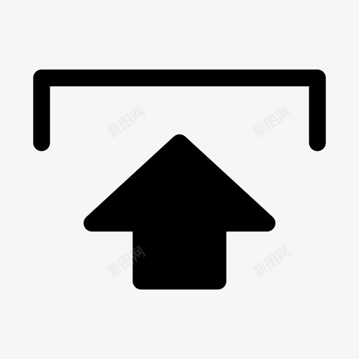 上传箭头杂项012实心svg_新图网 https://ixintu.com 上传 箭头 杂项 实心