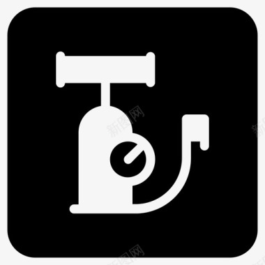 泵气泵充气图标