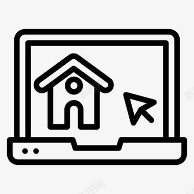 网上房地产房地产营销房地产网站图标
