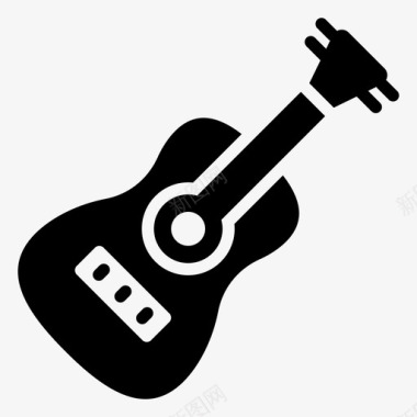 吉他古典吉他电放大器图标