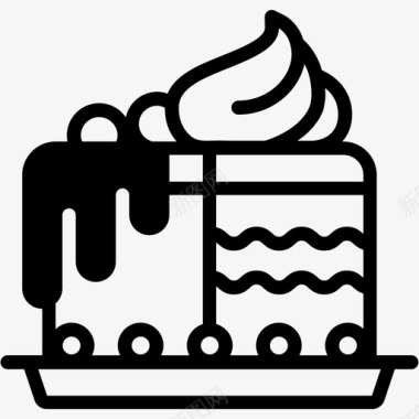 采购产品黄油蛋糕黄油蛋糕面包房图标