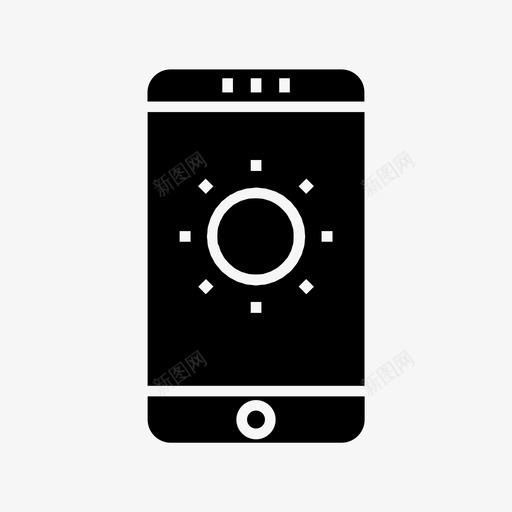 手机对比度明亮闪亮svg_新图网 https://ixintu.com 手机 对比度 明亮 闪亮 夏日 安全 科技