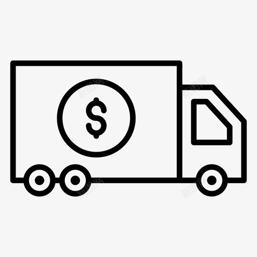 装甲车现金送货送货卡车svg_新图网 https://ixintu.com 送货 装甲车 物流 现金 卡车 货车 路线 矢量 矢量图 图标