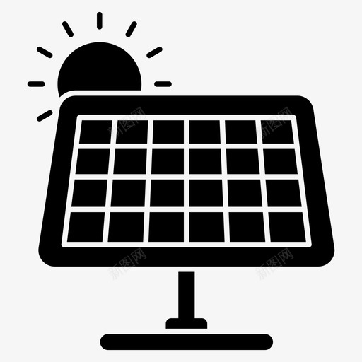 太阳能电池板可再生能源太阳能电力svg_新图网 https://ixintu.com 太阳能 电池板 家庭 可再 再生 能源 电力 一套 字形 矢量 矢量图