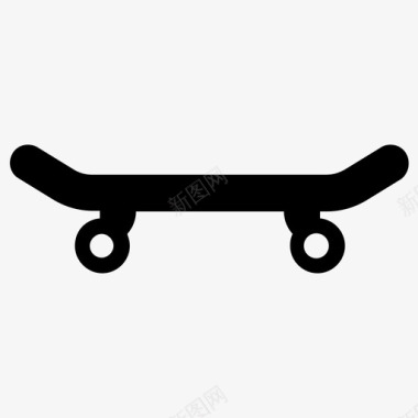 滑板气垫板溜冰鞋图标