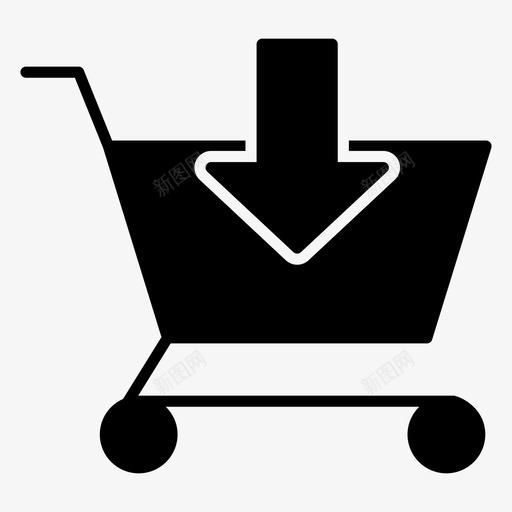 添加到购物车电子商务购物车svg_新图网 https://ixintu.com 购物车 添加 加到 电子商务 购物 概念 物流 送货 固体 图标
