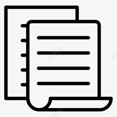 业务文档银行对账单业务文件图标