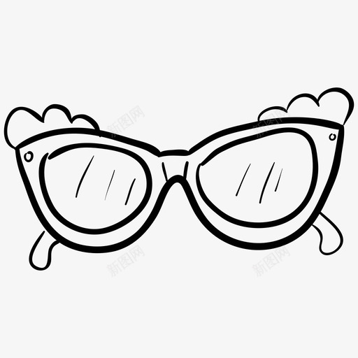 派对眼镜眼镜时尚概念svg_新图网 https://ixintu.com 眼镜 派对 时尚 概念 护目镜 复古 美容 套装 水疗 健身 系列