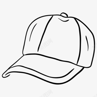 帽子棒球帽高尔夫帽图标