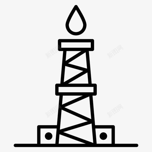 钻机井架采油svg_新图网 https://ixintu.com 钻机 井架 采油 石油工业 油泵 石油 一套 施工 工具 矢量 矢量图