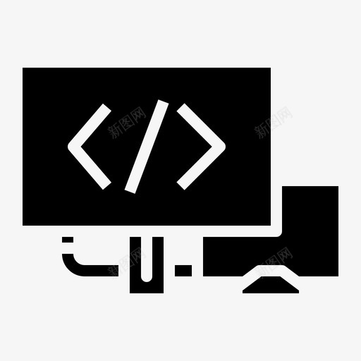 编程语言代码程序员svg_新图网 https://ixintu.com 编程语言 代码 程序员 通信 实心 图标