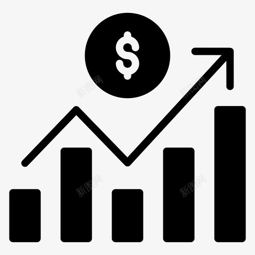 财务图表资本增长数据分析svg_新图网 https://ixintu.com 财务 图表 资本 增长 数据分析 信息 统计 货币 业务 银行 符号