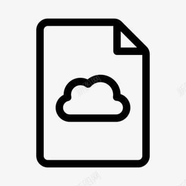 电子文档云管理图标