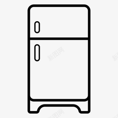 冰箱食品保鲜冰箱冰柜图标