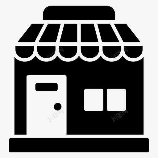 商店商场卖场svg_新图网 https://ixintu.com 商场 商店 卖场 仓库 物流配送 立体 立体图 图标