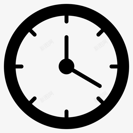 时钟闹钟装饰svg_新图网 https://ixintu.com 时钟 闹钟 装饰 时间表 时间