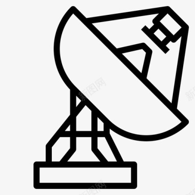 电信地面卫星图标