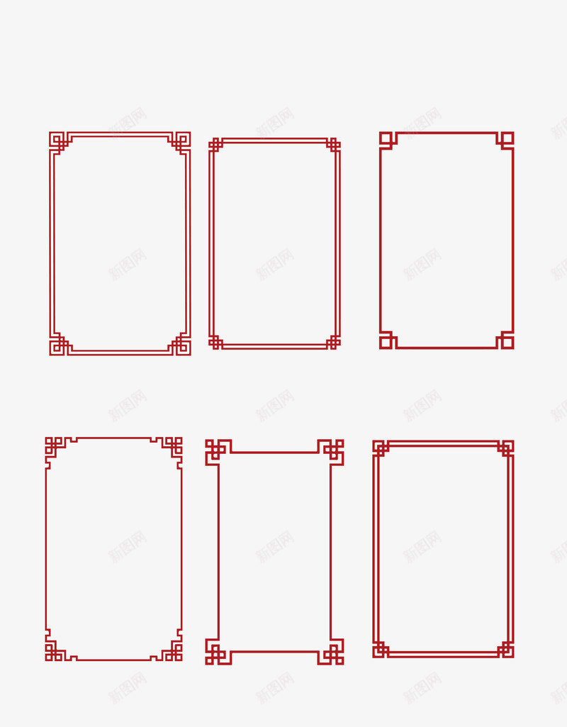 古风框png免抠素材_新图网 https://ixintu.com 古风