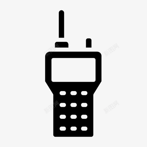 警用电话手机无线电收发机svg_新图网 https://ixintu.com 电话 警用 手机 无线电 收发机 双向 数字 电子设备