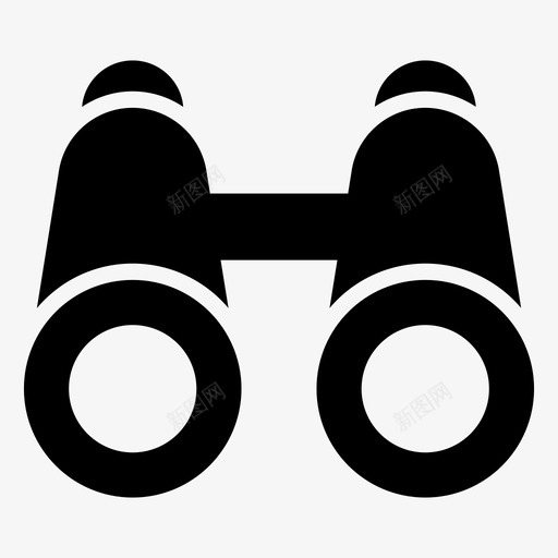 双筒望远镜双筒视觉镜头svg_新图网 https://ixintu.com 双筒 望远镜 视觉 镜头 搜索 眼镜 露营 远足 标志 图标 收藏