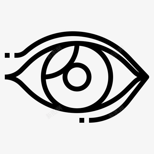 视觉沟通接触svg_新图网 https://ixintu.com 沟通 视觉 接触 眼睛 意义 轮廓 图标
