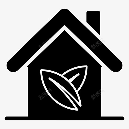 生态家园温室可持续生活svg_新图网 https://ixintu.com 生态 家园 温室 持续 生活 建筑 房地产 图标