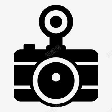 相机数码相机即时照片图标