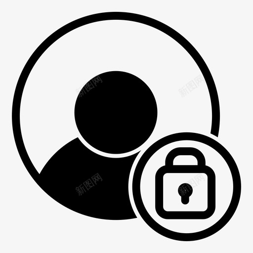 锁定帐户接口挂锁svg_新图网 https://ixintu.com 锁定 帐户 接口 挂锁 用户