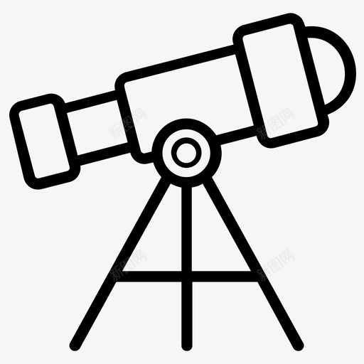 望远镜天文学科学小玩意svg_新图网 https://ixintu.com 望远镜 天文学 科学 小玩意 太空 教育 教育系 系列 图标 收藏